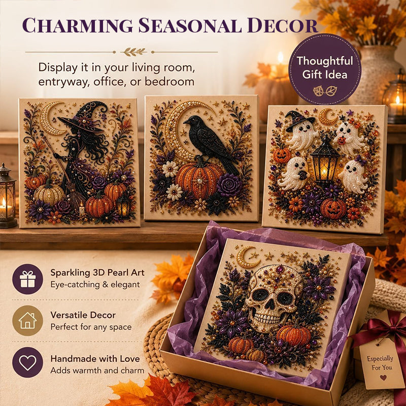 Spooky Ghost Diamond Painting Kit