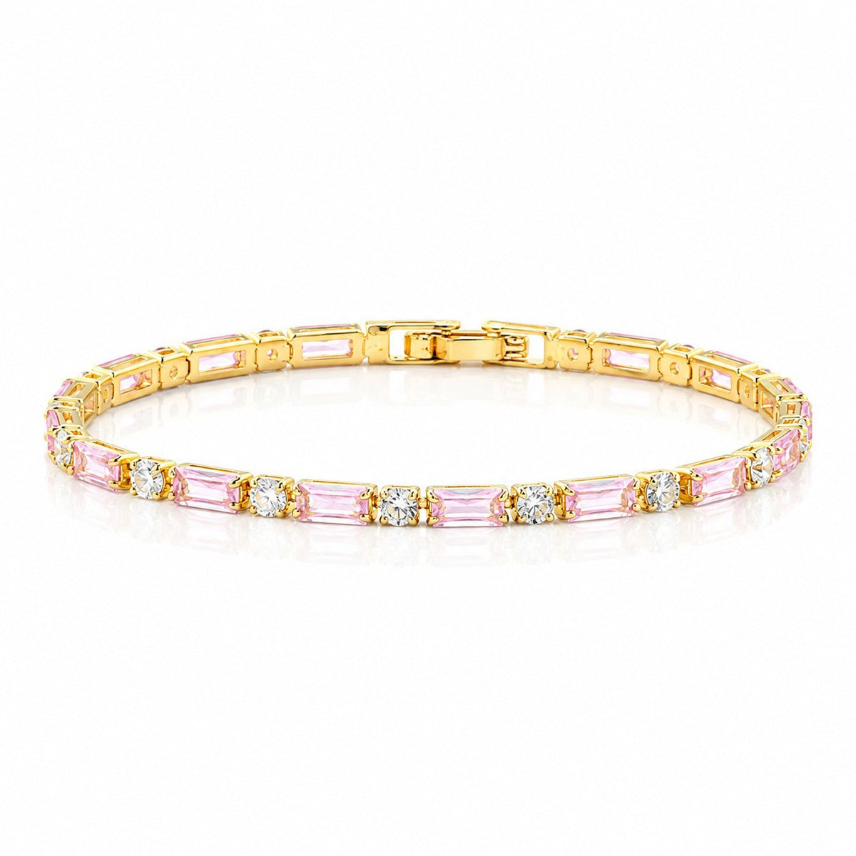 Unisex Zircon Tennis Chain Bracelet