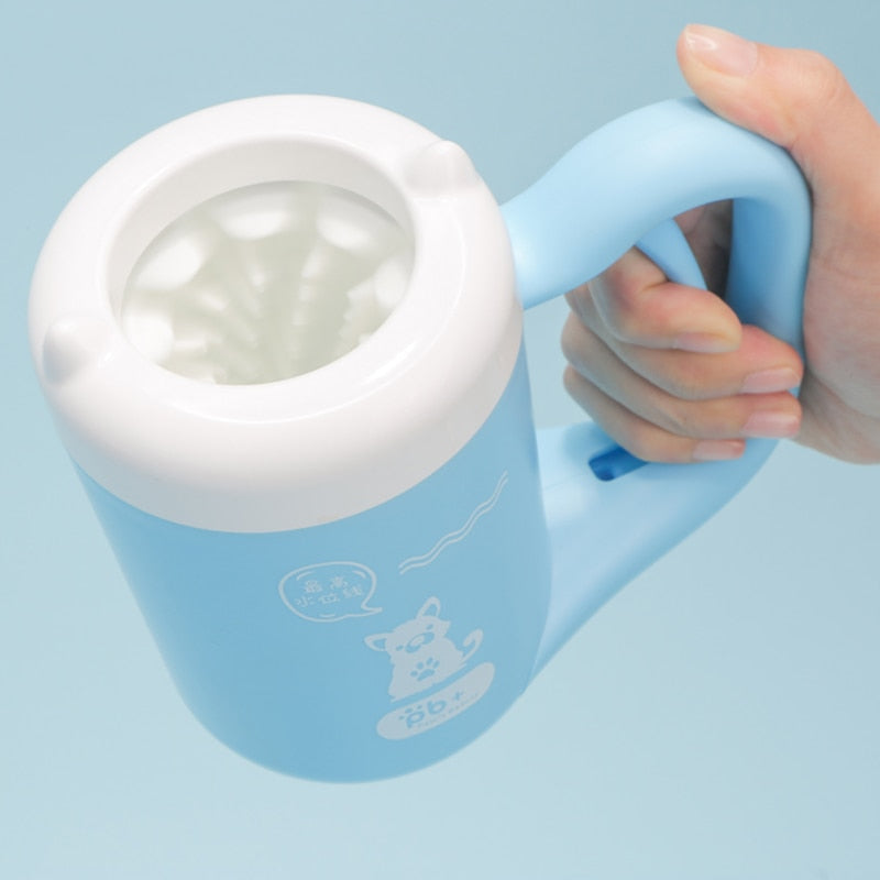 Silicone Brush Dog & Cat Paw Cleaning Cup