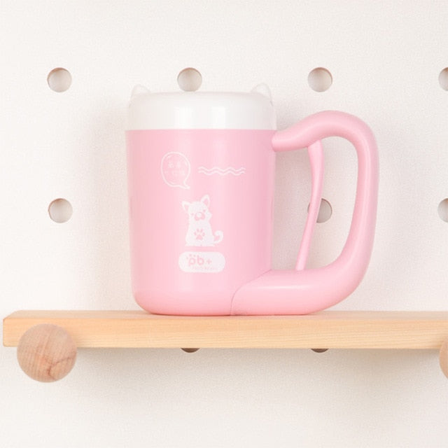 Silicone Brush Dog & Cat Paw Cleaning Cup