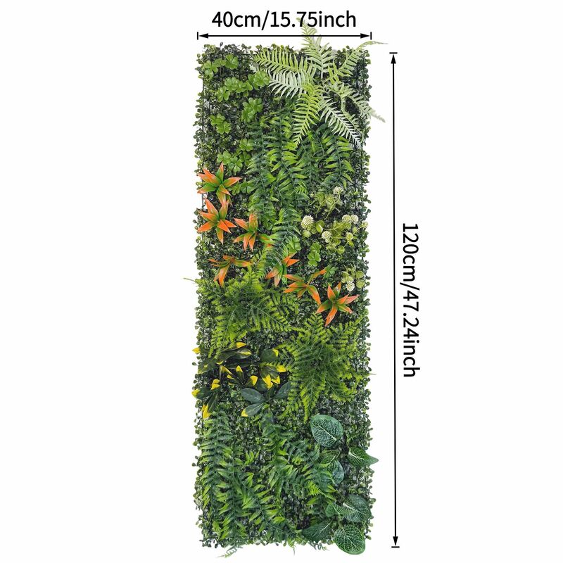 40 × 120cm Artificial Green Wall Panel