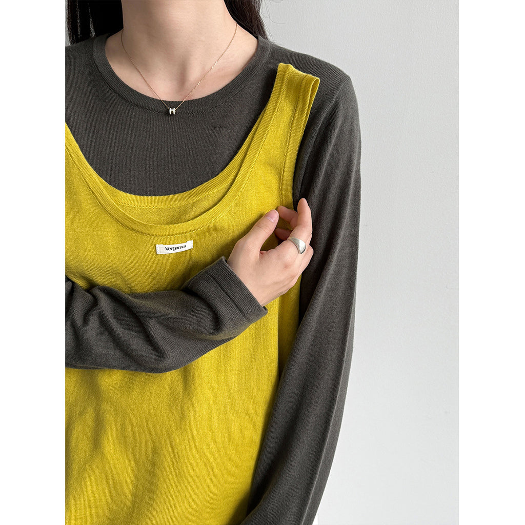 Women's Layered Knit Camisole