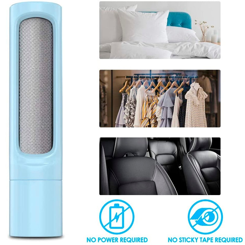 2-in-1 Pet Hair Remover Brush & Lint Roller