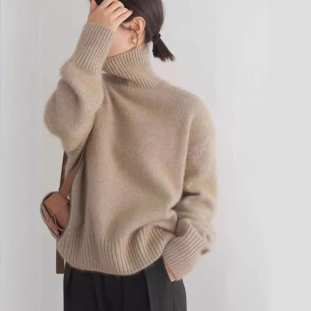 Women's Loose High Neck Winter Sweater