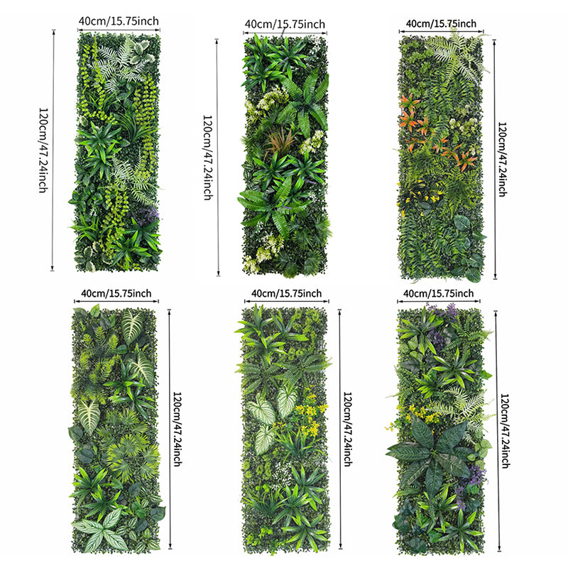 40 × 120cm Artificial Green Wall Panel