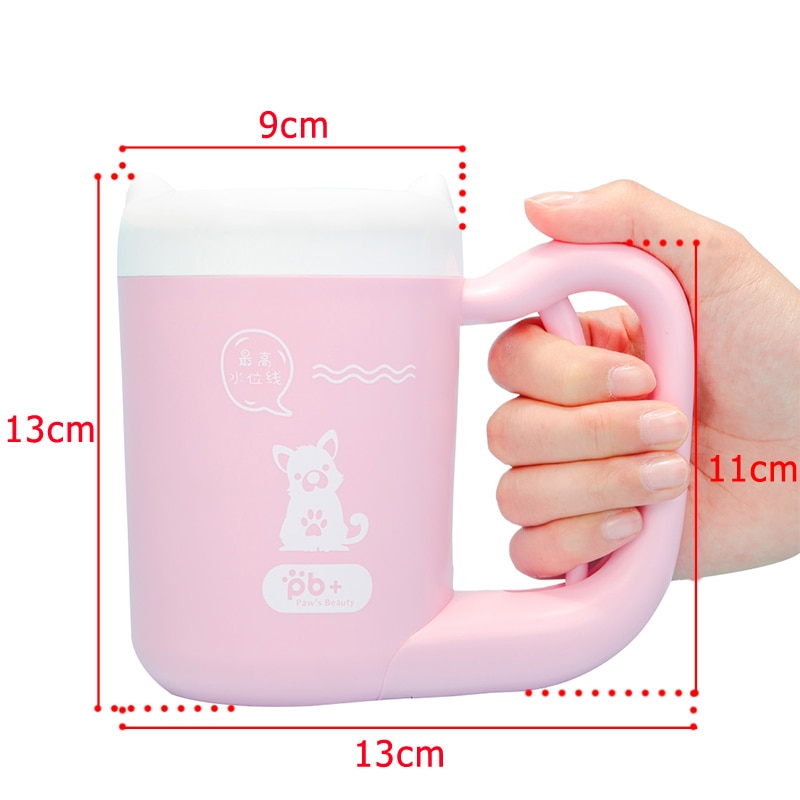 Silicone Brush Dog & Cat Paw Cleaning Cup