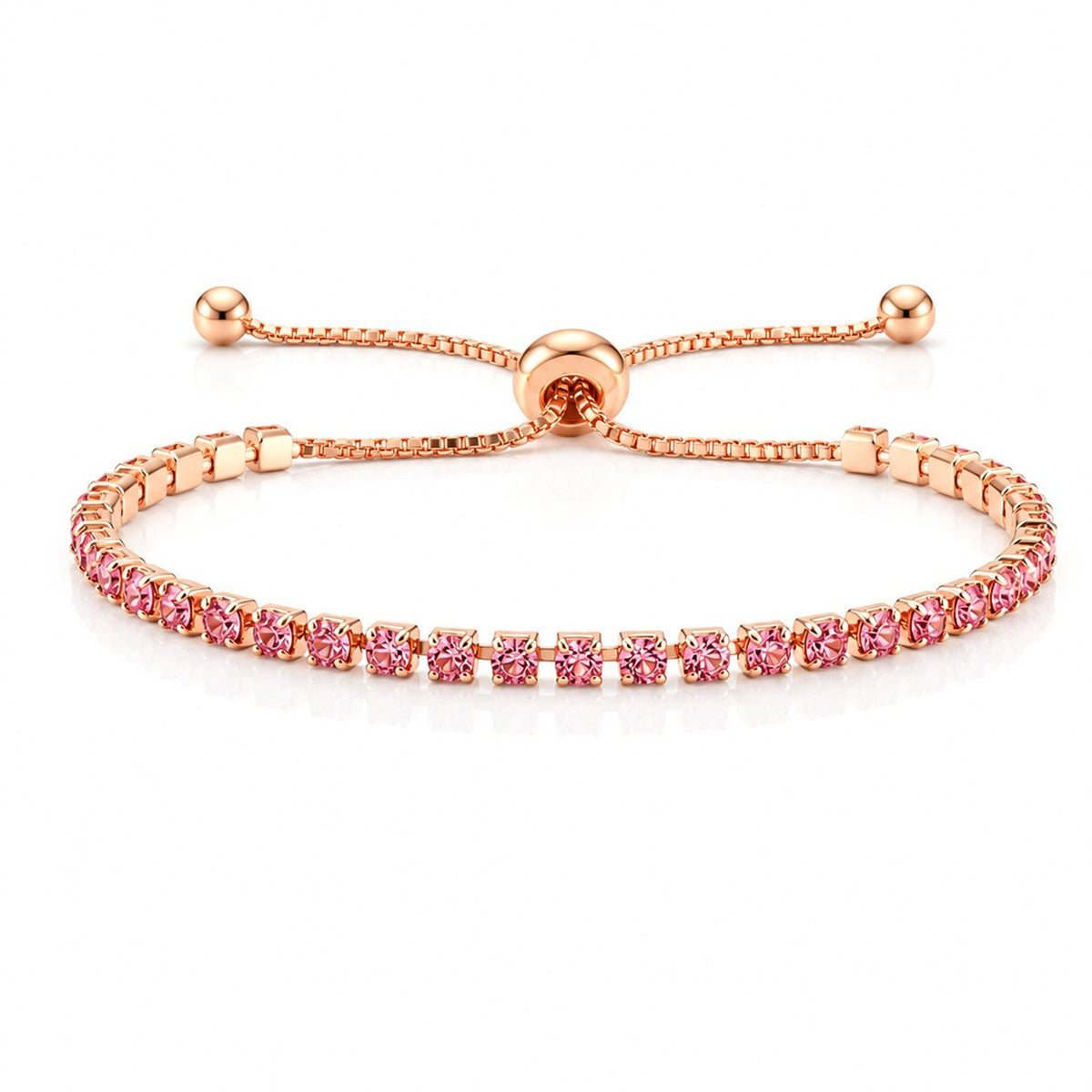 Unisex Zircon Tennis Chain Bracelet