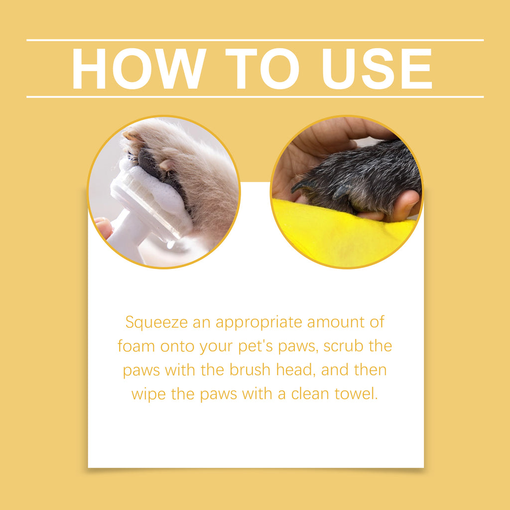 Cat & Dog Paw Foam Cleaner