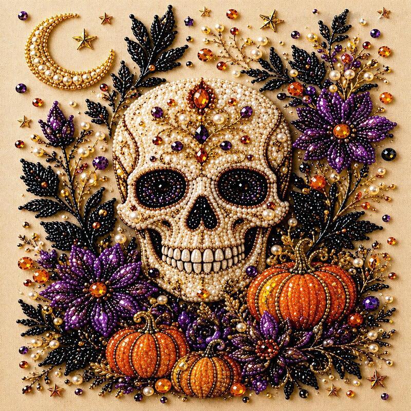 Spooky Ghost Diamond Painting Kit