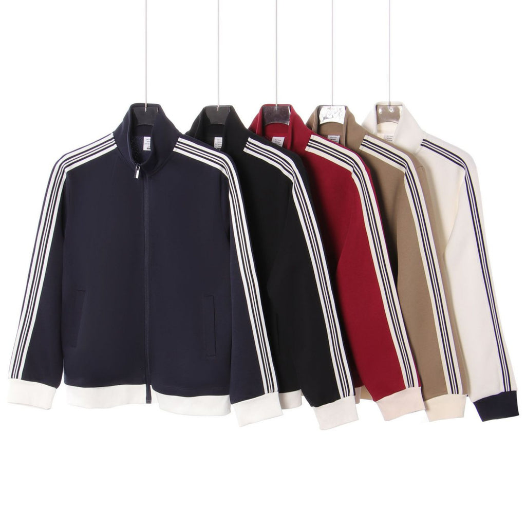 Men's Contrast Ribbon Zip Jacket
