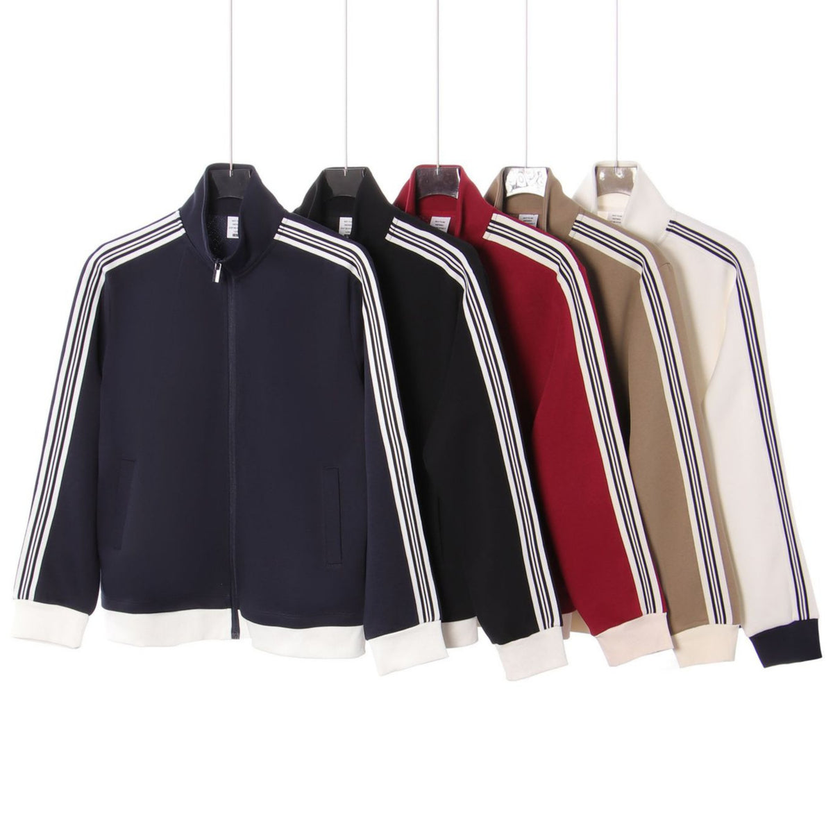 Men's Contrast Ribbon Zip Jacket