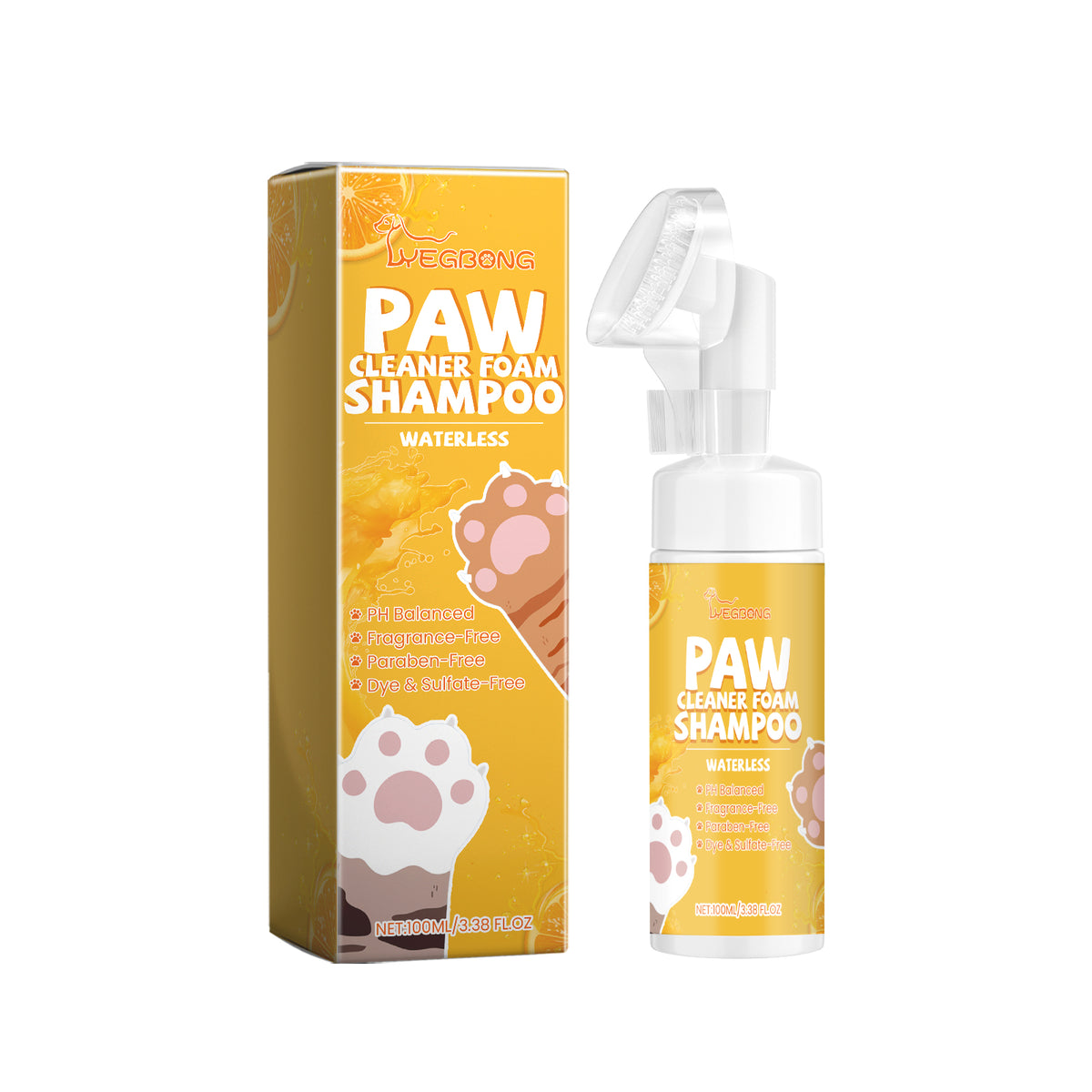 Cat & Dog Paw Foam Cleaner