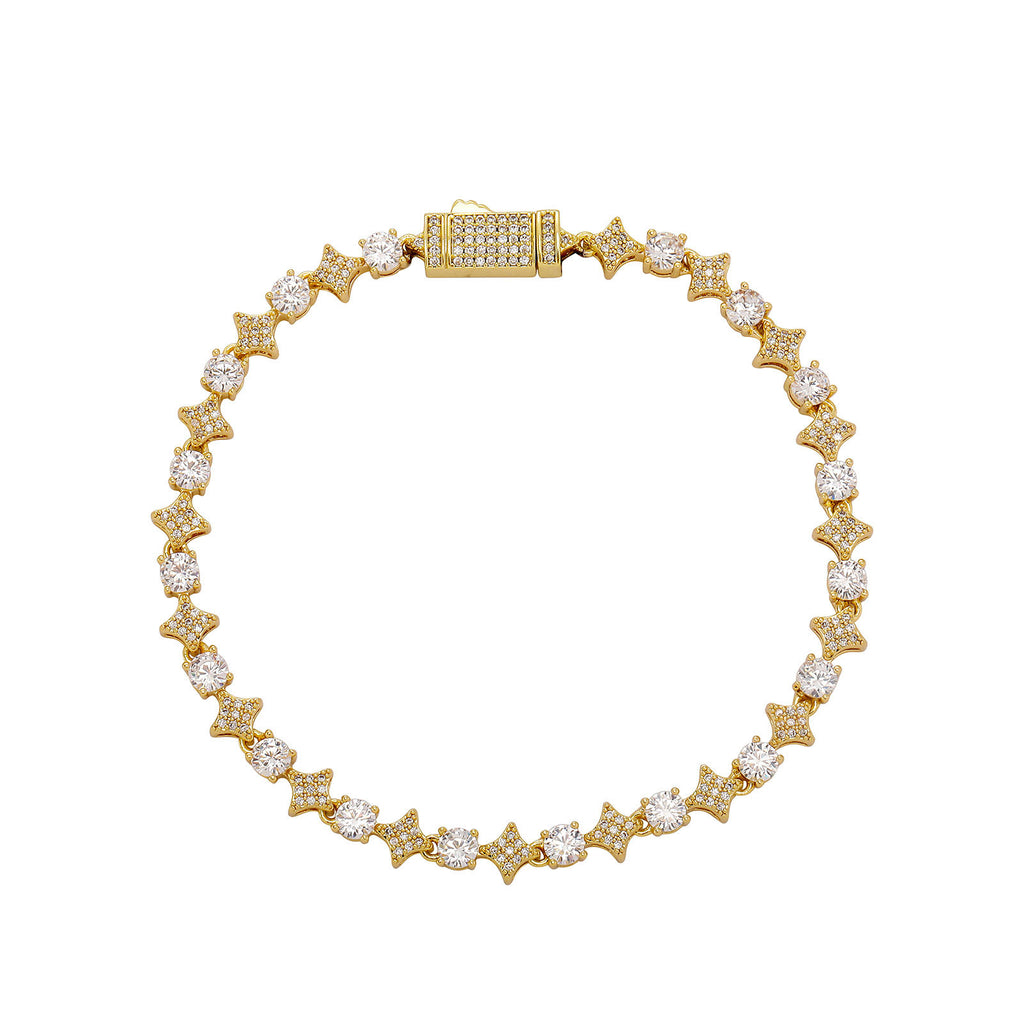 Zirconia Star Necklace & Tennis Chain Jewelry