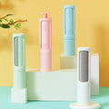 Pastel two-in-one pet hair remover brushes