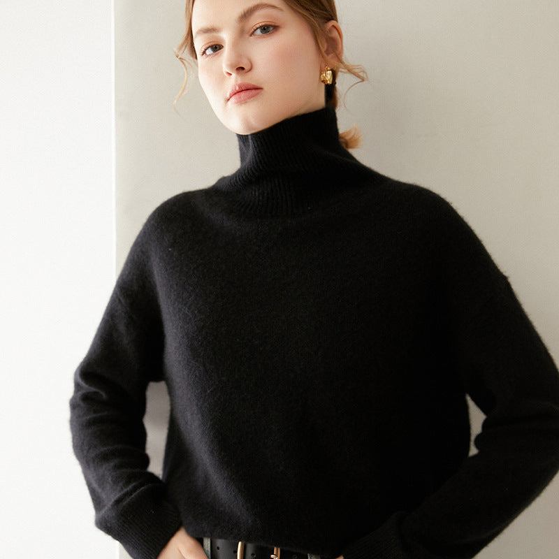 Women's Loose High Neck Winter Sweater