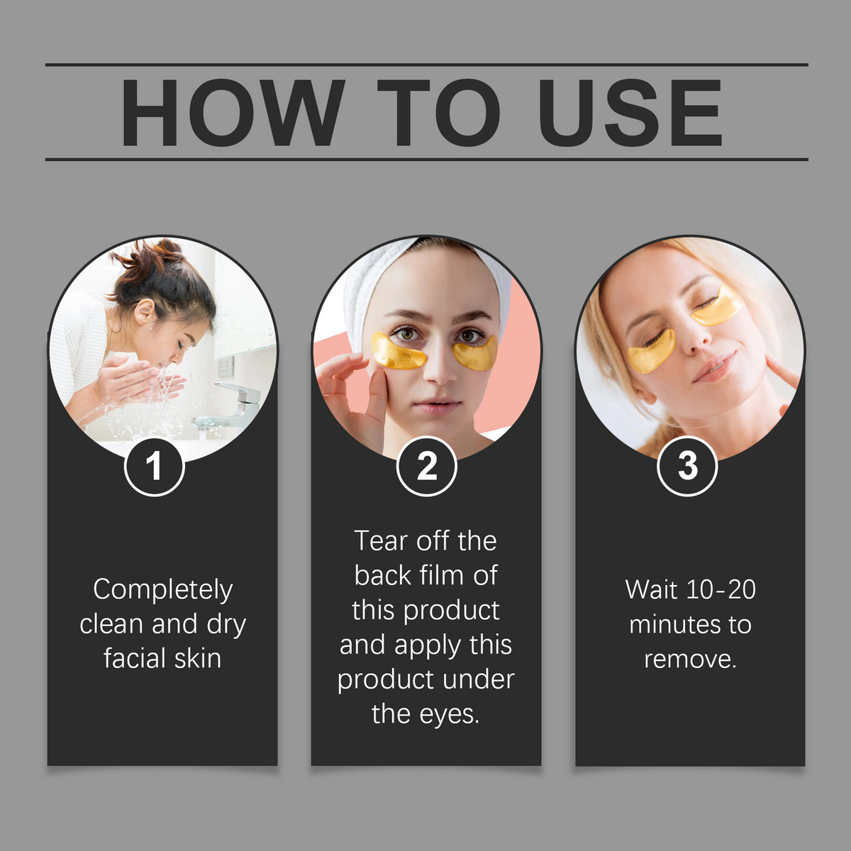 OUHOE Crystal Collagen Eye Mask