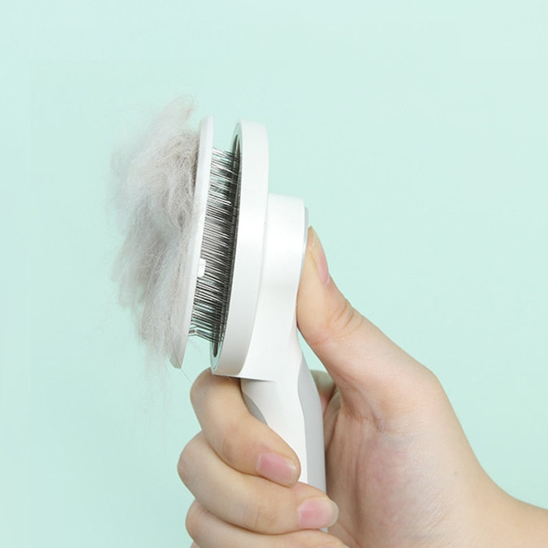 Self-Cleaning Slicker Brush for Dogs & Cats