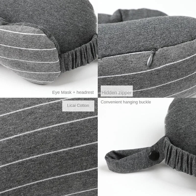 2-in-1 Travel Neck Pillow & Eye Mask