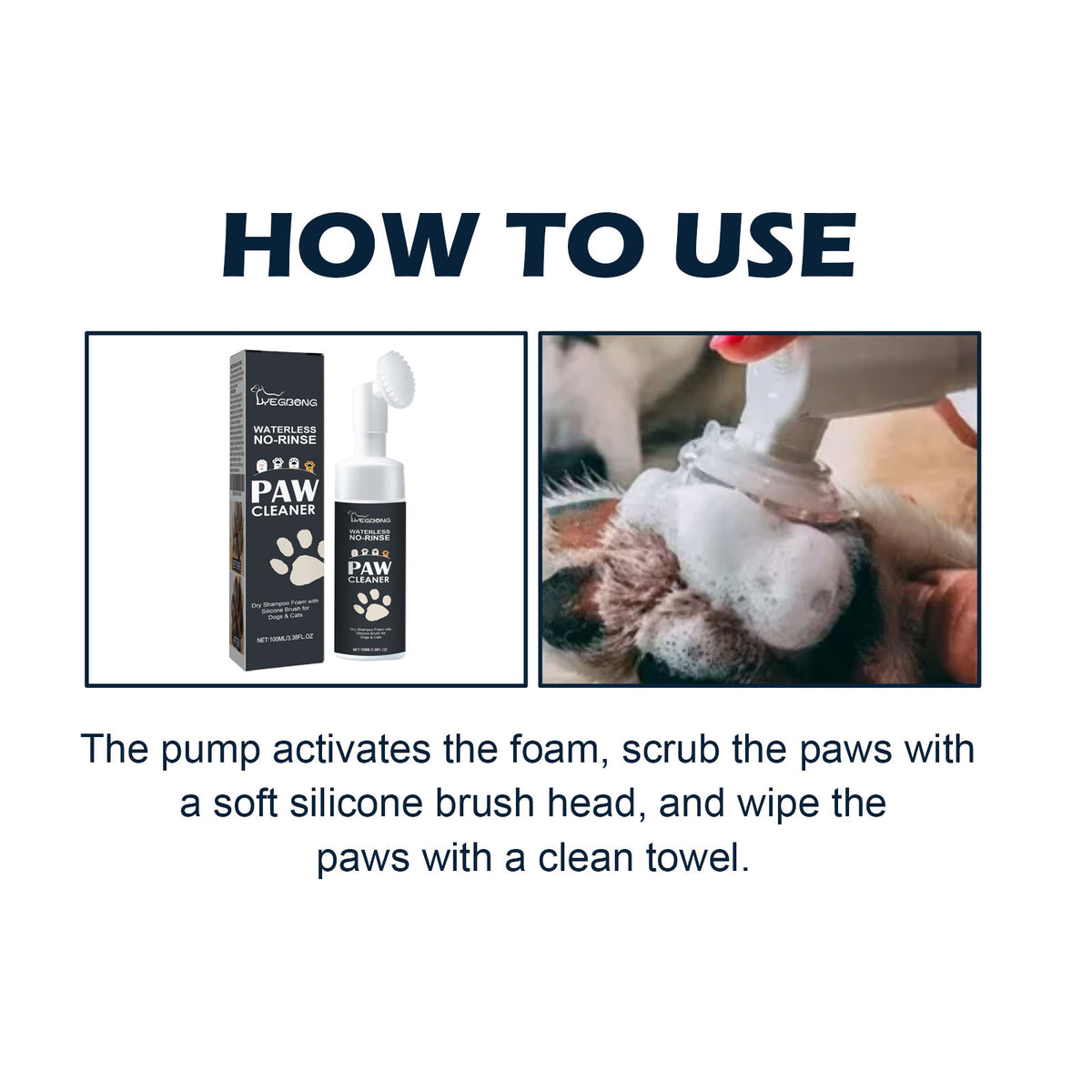 Dog & Cat Paw Care Cleaner