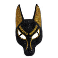 Rhinestone Anubis Masquerade Mask