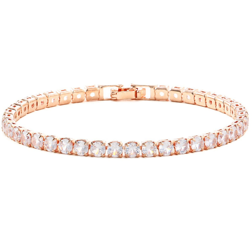 Unisex Zircon Tennis Chain Bracelet