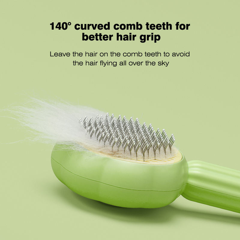 Sunflower Self-Cleaning Pet Brush