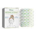Herbal steam eye mask box and patterned sachets