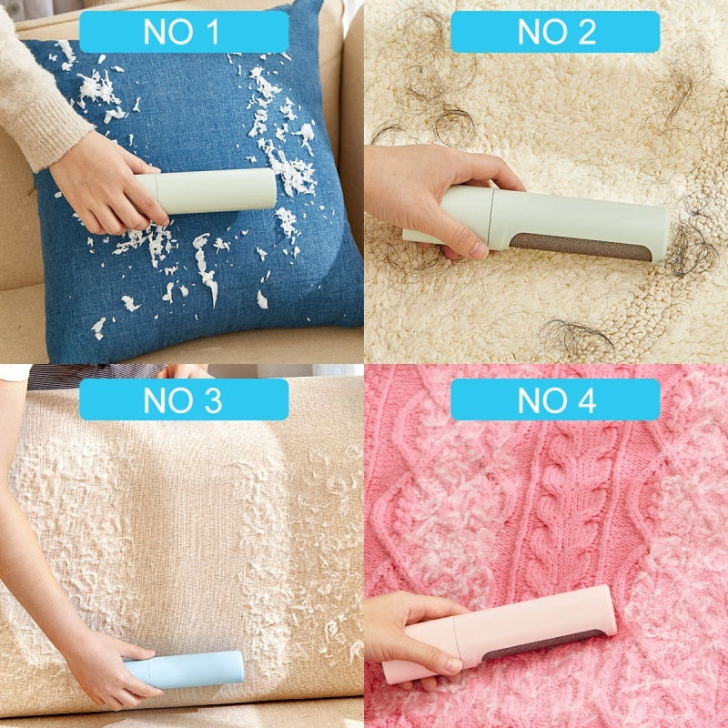2-in-1 Pet Hair Remover Brush & Lint Roller