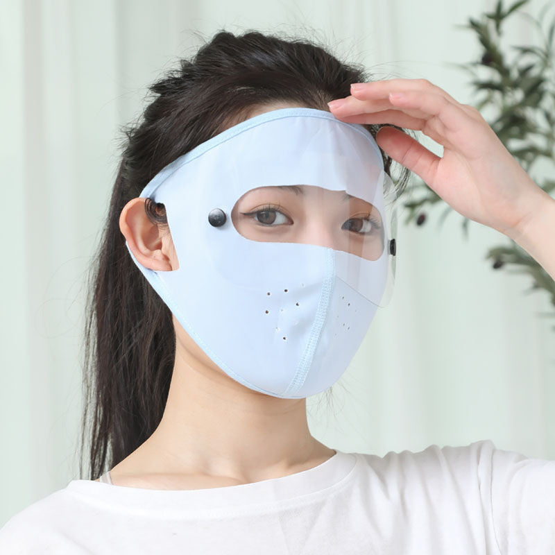 Washable Cycling Face Mask with Eye Cover
