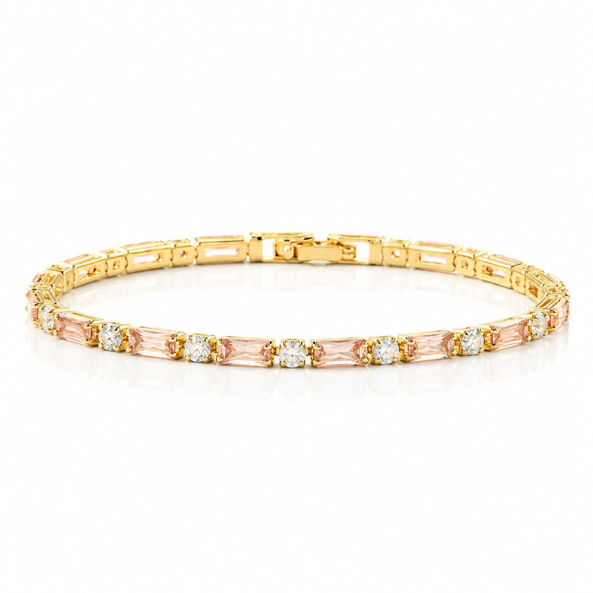 Unisex Zircon Tennis Chain Bracelet