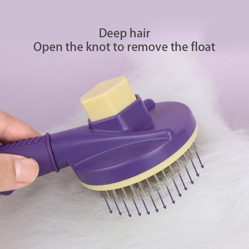 Self-Cleaning Cat Grooming Comb
