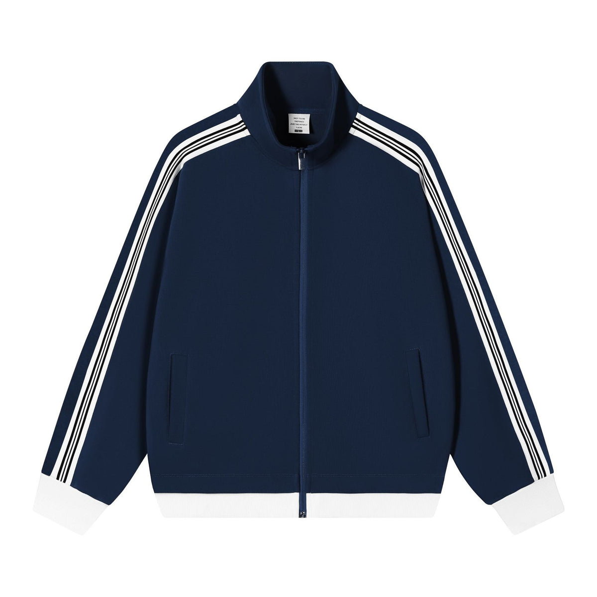Men's Contrast Ribbon Zip Jacket