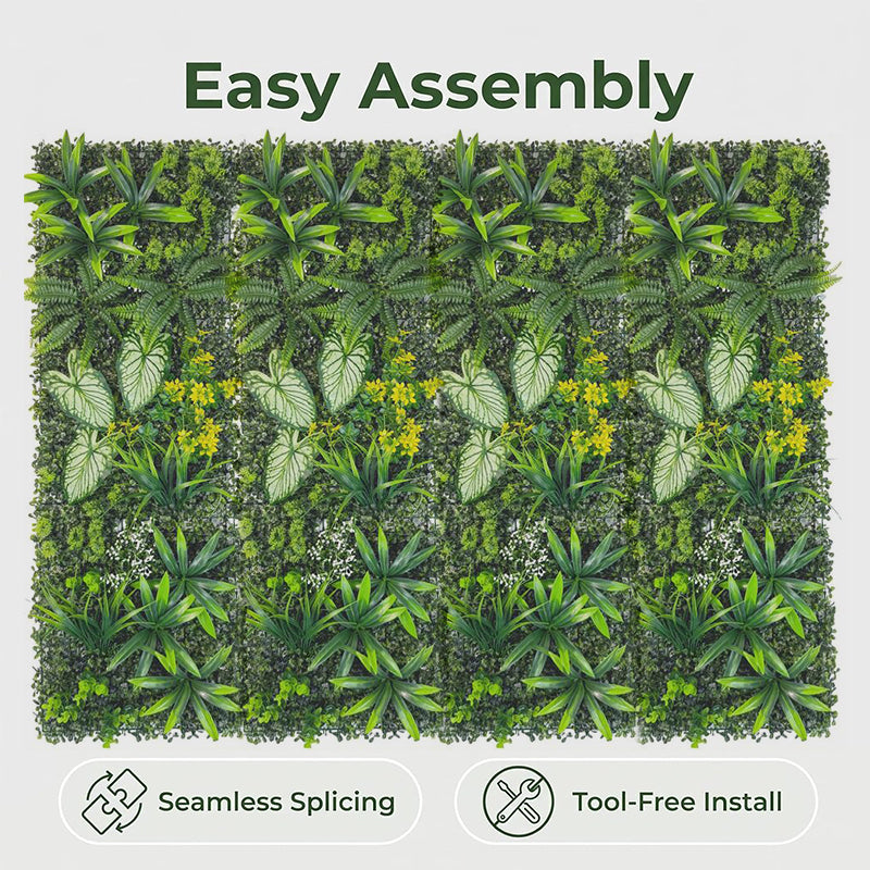 40 × 120cm Artificial Green Wall Panel