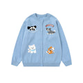 Animal Jacquard Cardigan Jacket
