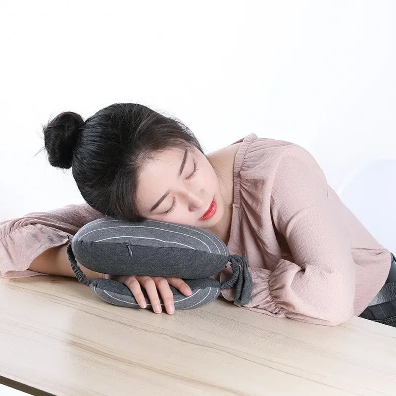 2-in-1 Travel Neck Pillow & Eye Mask
