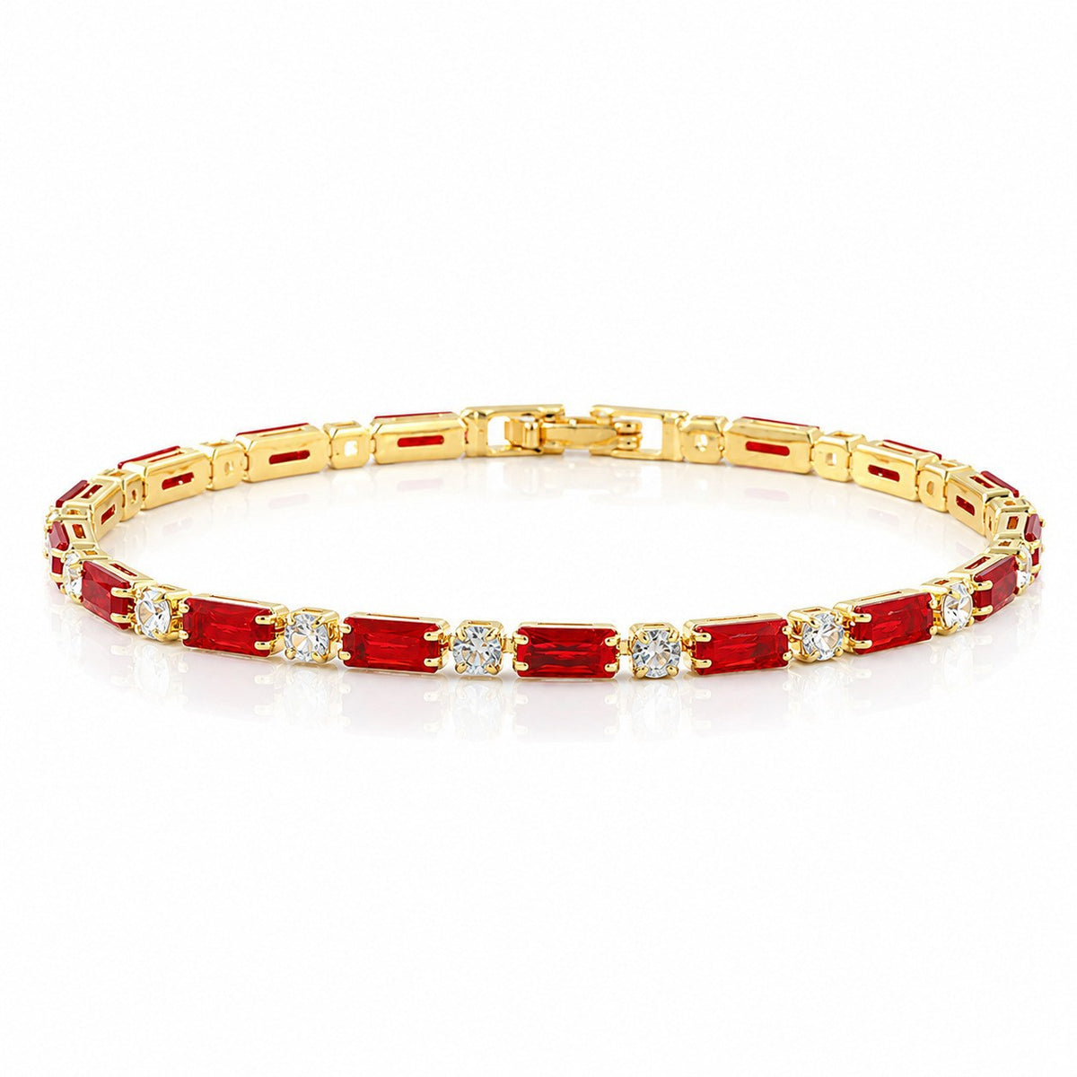 Unisex Zircon Tennis Chain Bracelet
