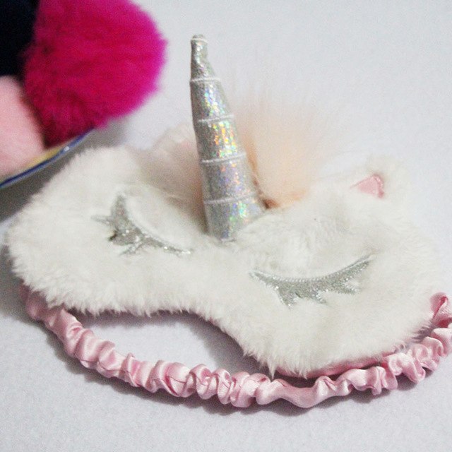Plush Unicorn Sleep Eye Mask