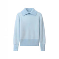 Women's Collared Winter Knit Sweater