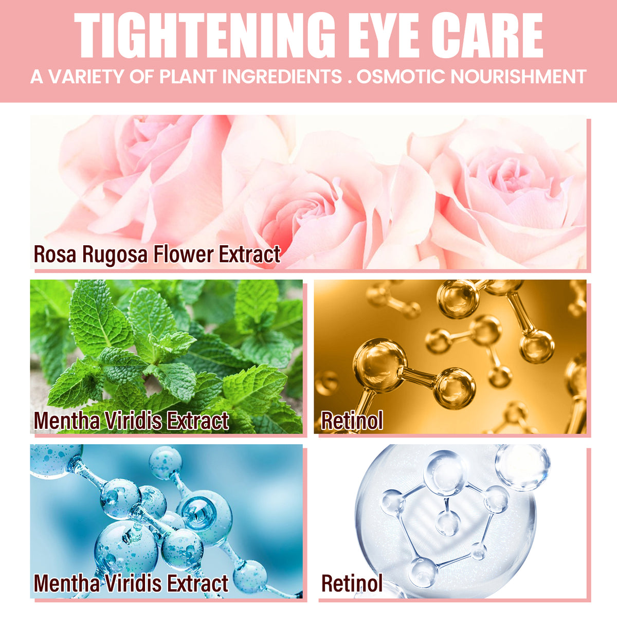 Pink Rose Under-Eye Mask