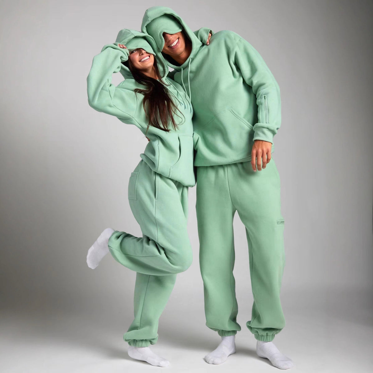 Hoodie, Eye Mask & Pants Set