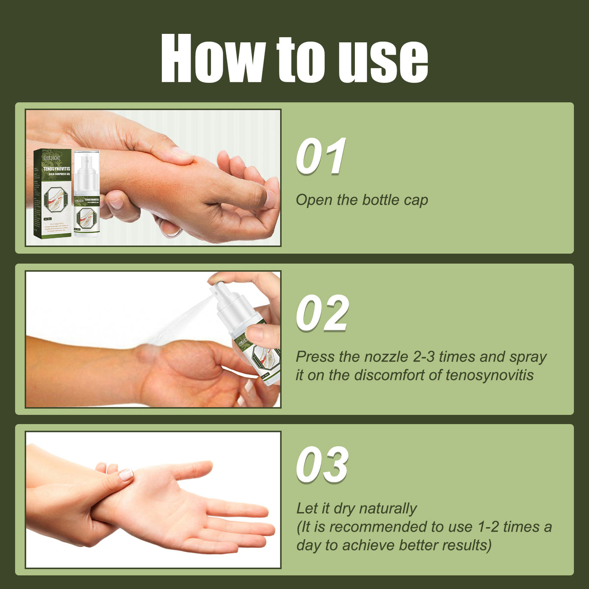 Cold Gel Spray with Arnica, Ginseng & Angelica