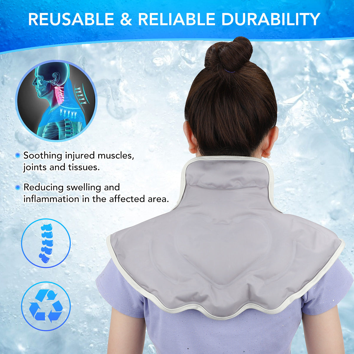 HailiCare Hot & Cold Shoulder and Neck Gel Wrap