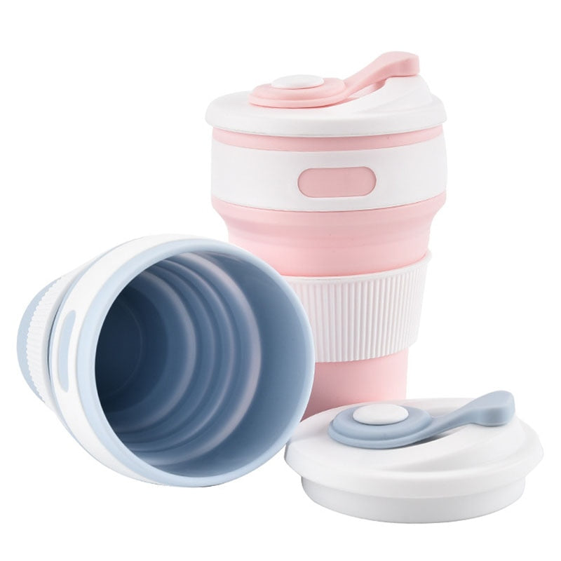 Collapsible Reusable Silicone Cup