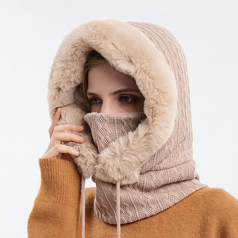Winter Riding Hood, Scarf & Face Cover