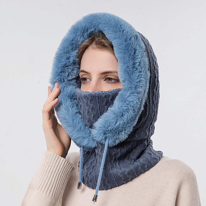 Winter Riding Hood, Scarf & Face Cover