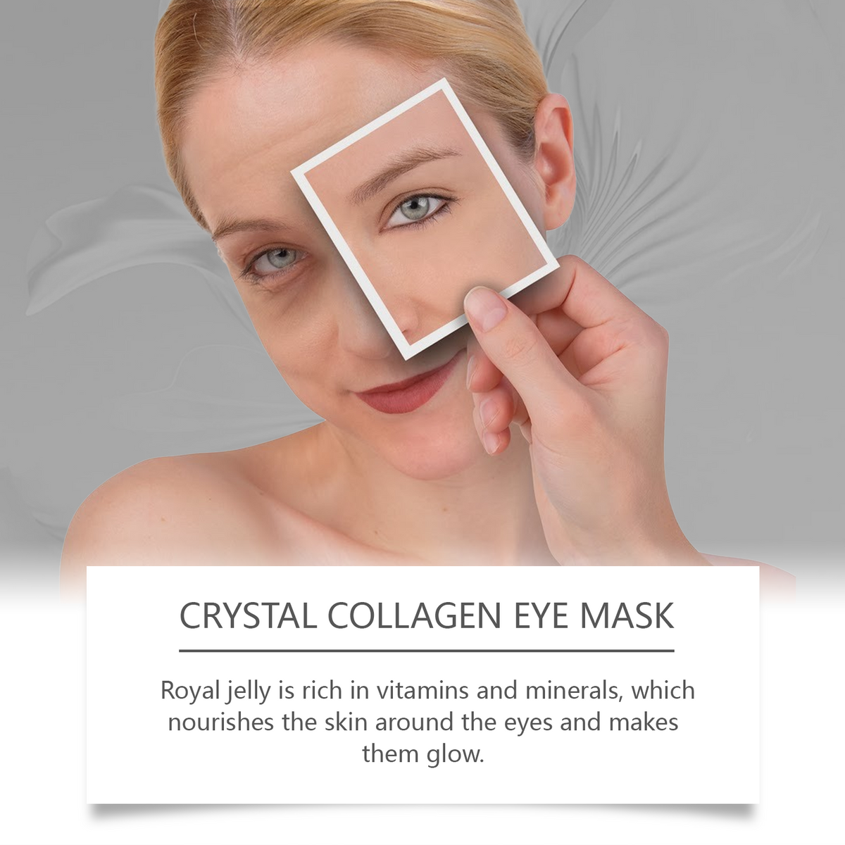 OUHOE eye mask application graphic
