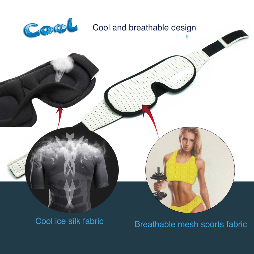 3D Memory Foam Sleep Mask with Adjustable Strap