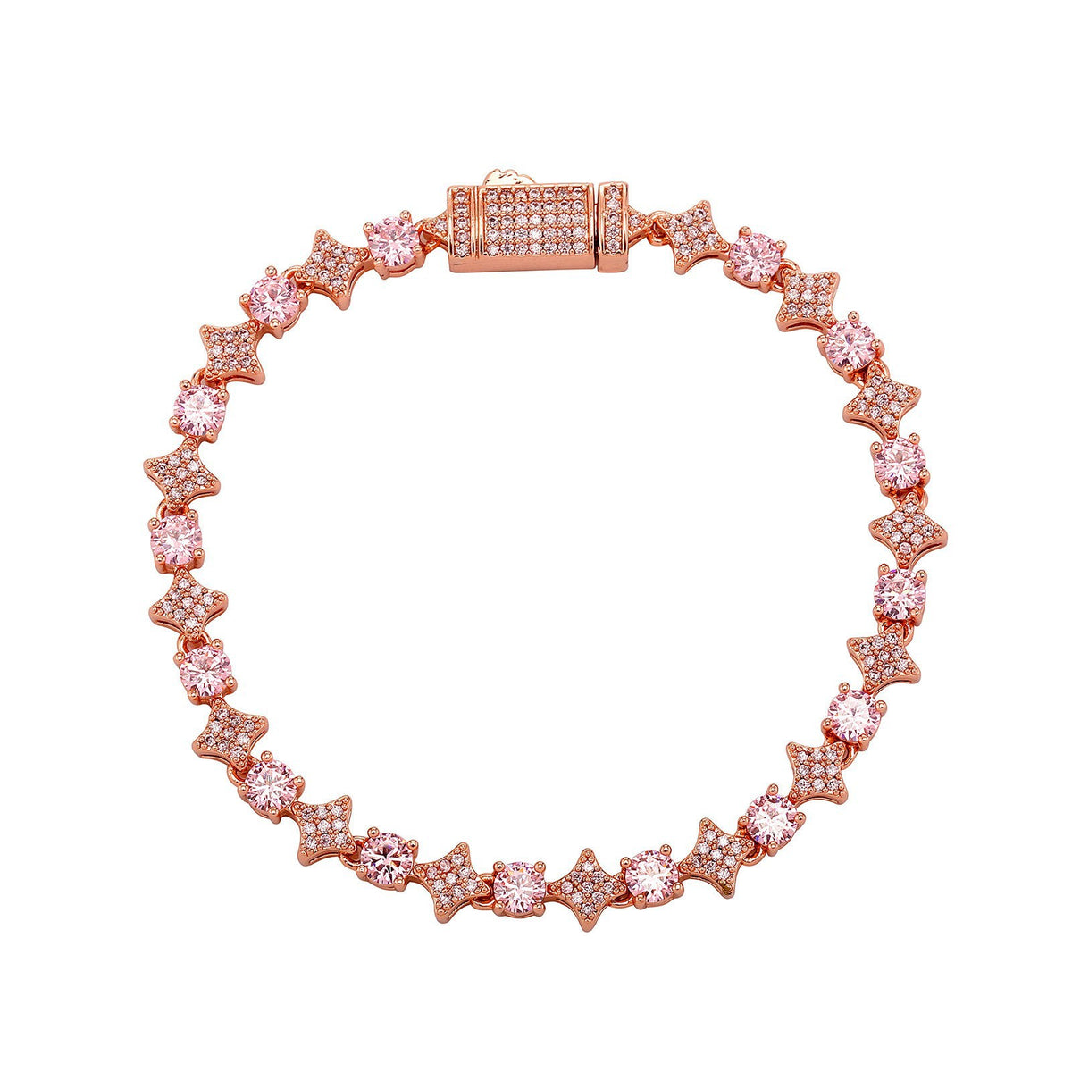 Zirconia Star Necklace & Tennis Chain Jewelry