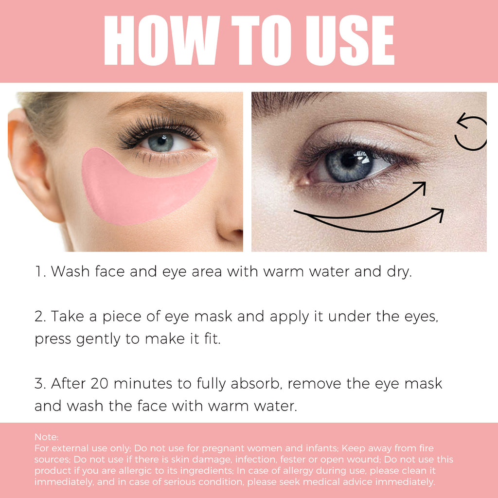 Pink Rose Under-Eye Mask