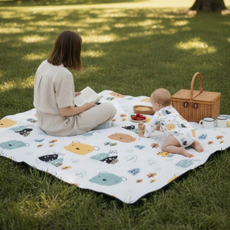 Foldable Picnic Blanket with Carry Bag